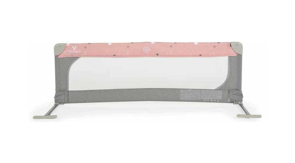 Преграда за легло Cangaroo - Лен, 130 cm, розова НОВА