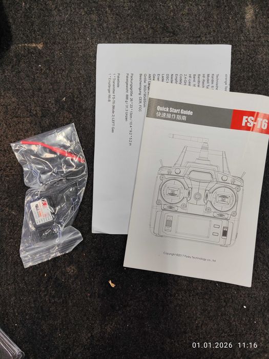 Fly sky FS-T6 управление