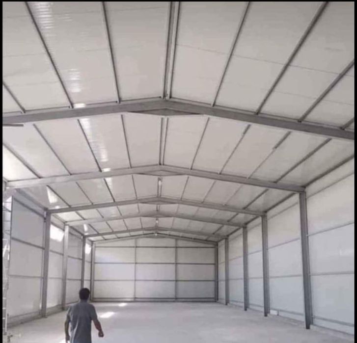 Vând hală metalică 10x25 din profile IPE