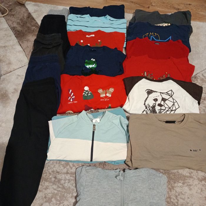 Много Дрехи 110-116 за момче,тънки и по плътни