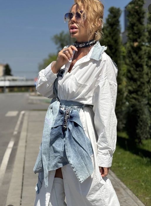 Рокля тип риза djofra