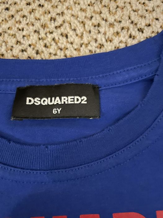3.бр.Тениски + 2бр. блуза,dsquared/армани, 5-6г., оригинални