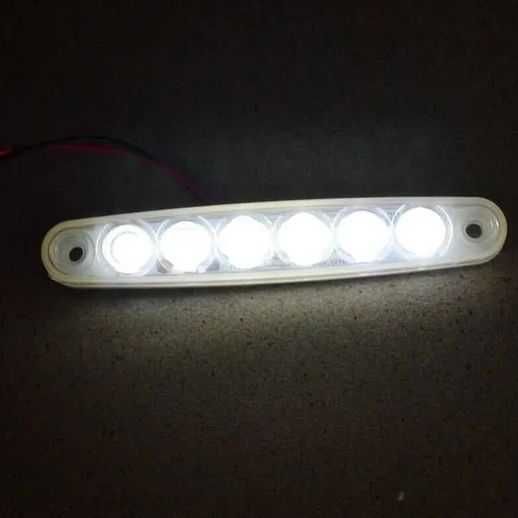 Лед LED габарити за камион с 6 SMD диода  3 ЦВЯТА 12-24V