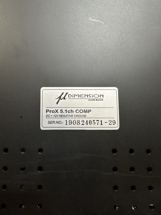 Усилитель 6 канальный u-Dimension ProX 5.1