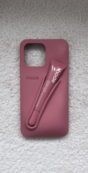 Rhode case / кейс за телефон iphone с място за лип глосс / Lip gloss