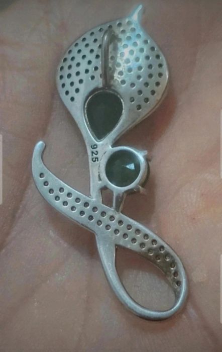 Pandantiv damă nou superb din argint stantat 925