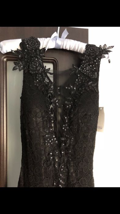 Rochie sirena dantela paiete