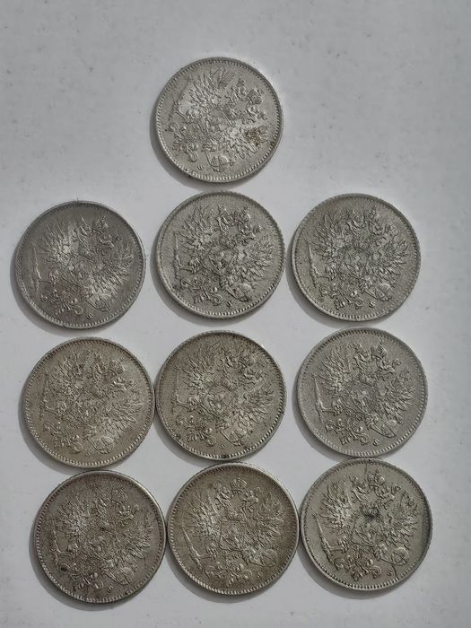 10 сребърни монети