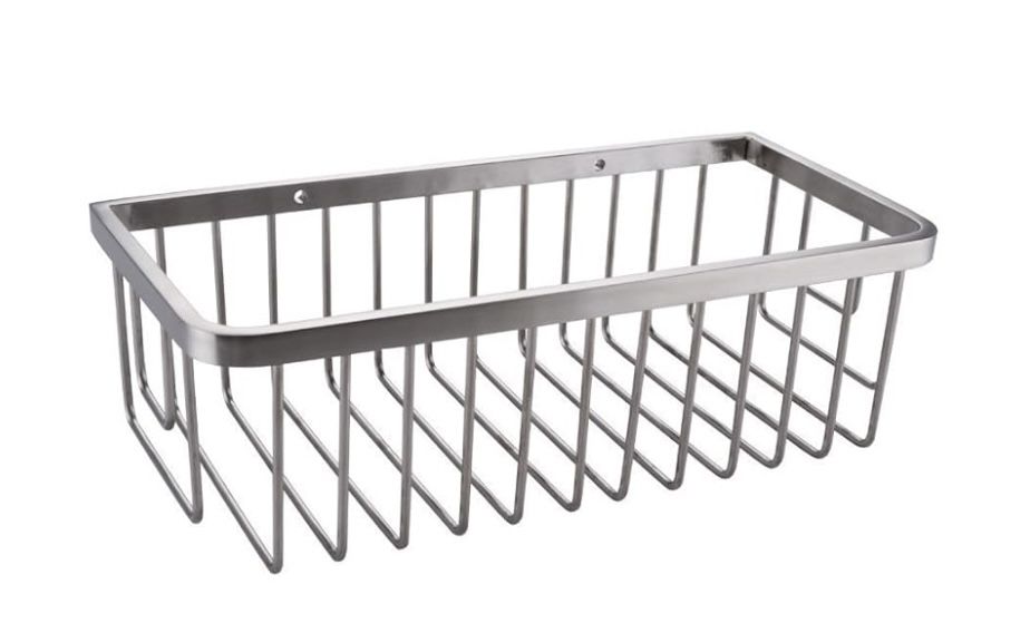 Raft de dus pentru perete din otel inoxidabil argintiu