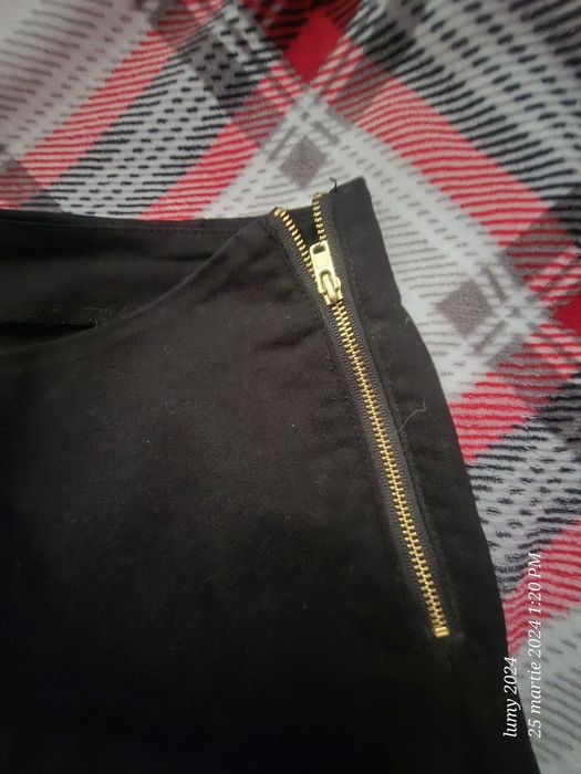 Pantalon de dama cu fermoar lateral