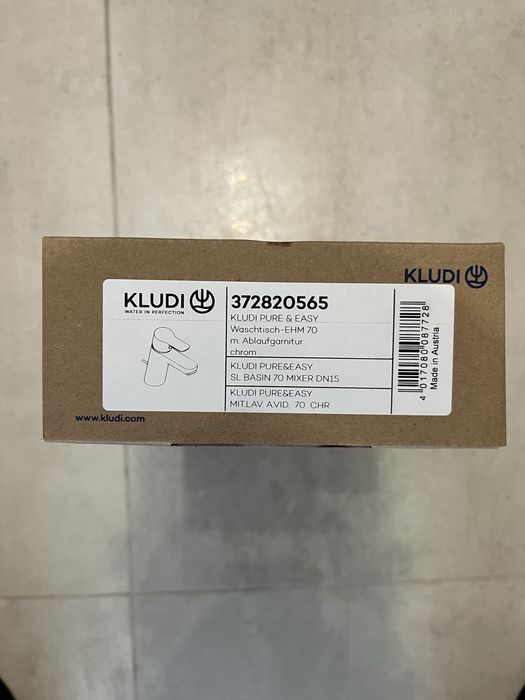 Vand doua baterii lavoar Kludi, ventil inclus - NOU!