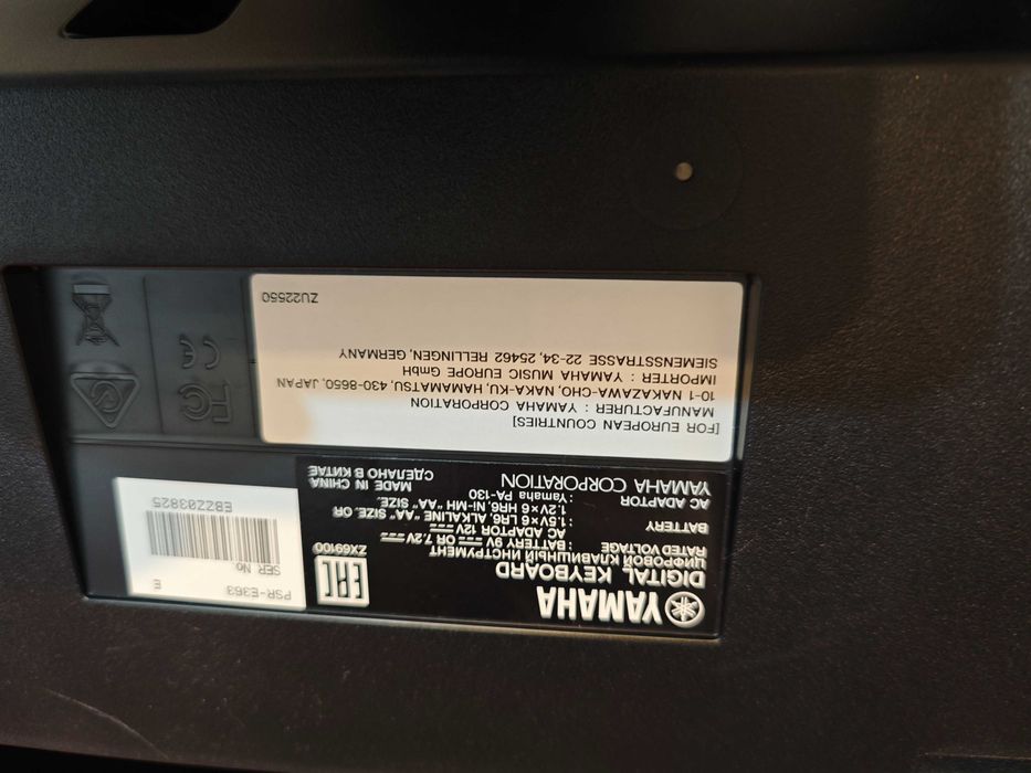 Orga Yamaha PSR-E363