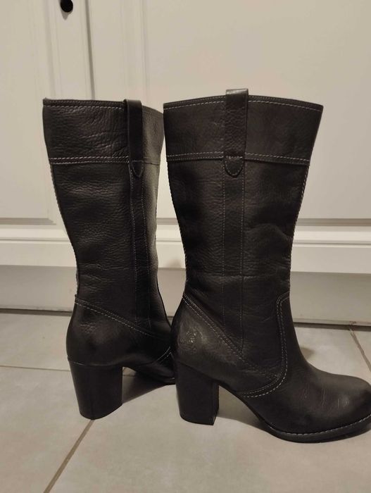 Timberland ботуши естествена кожа, водоустойчиви