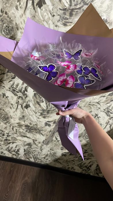 букет из бабочек 27шт