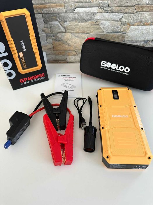 Професионален авариен стартер Gooloo GP4000 Pro 4000A/26800 mAh - НОВ