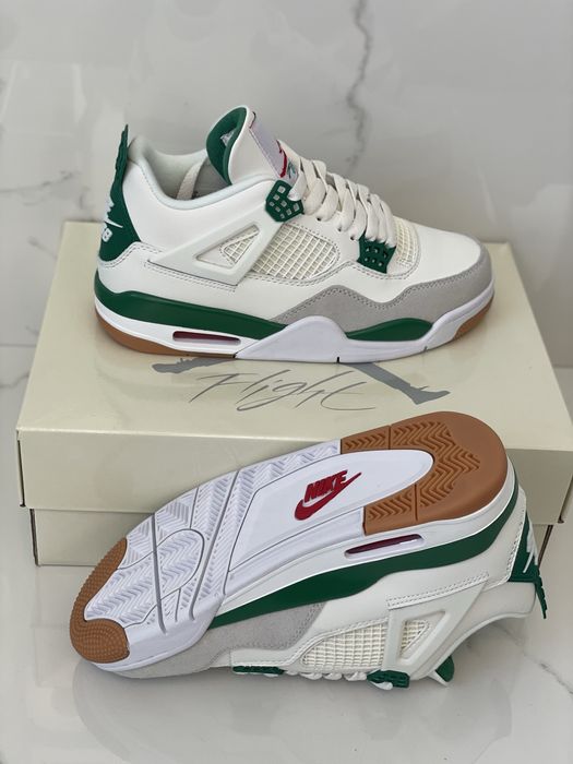 Air Jordan 4 Retro SB Pinne Green Full Box Verificare Colet Size 36-45