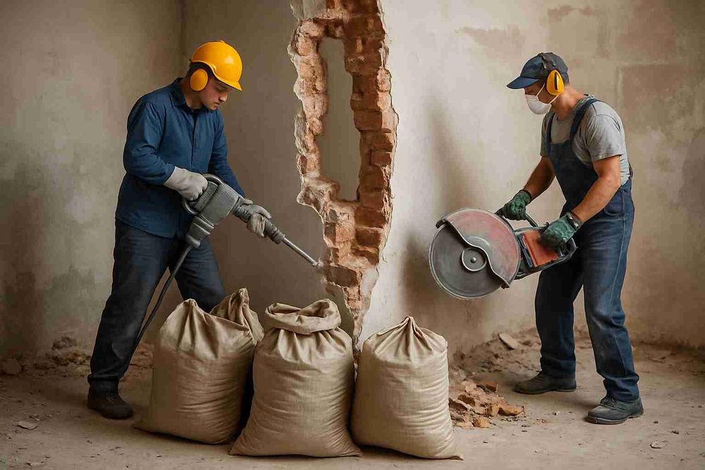 Beton kesish va buzish xizmati