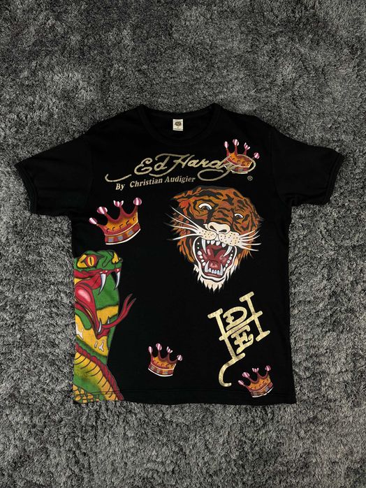 Ed Hardy Tattoo Artwork Graphic T-Shirt Мъжка Тениска