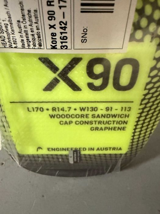 schi head kore x 90 r L170cm