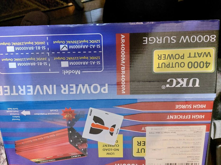 Инвертор 12V-220V 4000WATT