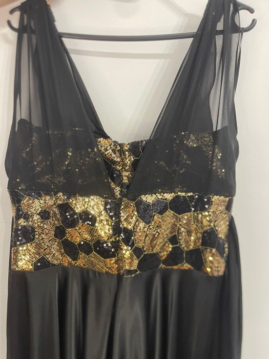 Rochie lungă neagră