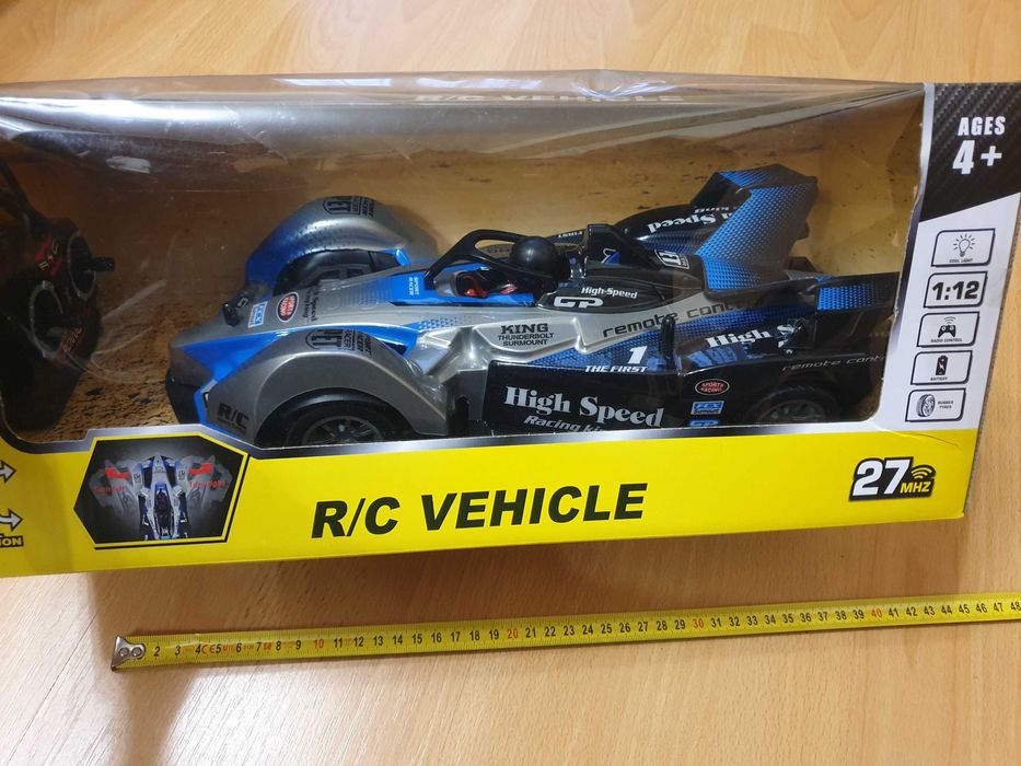 Masina de Formula 1 cu telecomanda 40cm lungime, in cutie sigilata