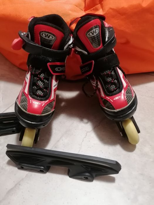 2 в 1 Ролери и кънки за лед