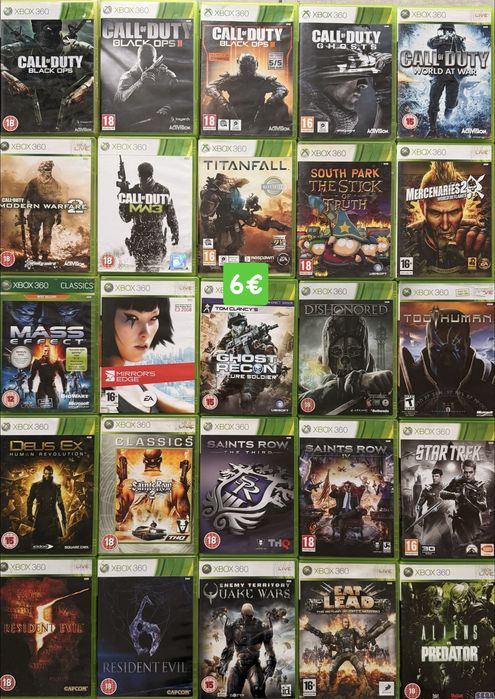Xbox 360 над 100 заглавия, call of duty, Halo, и още