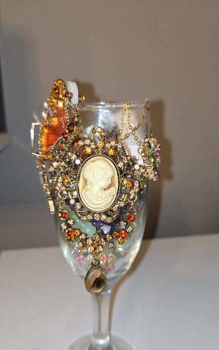 Cameo Jewelry Jar