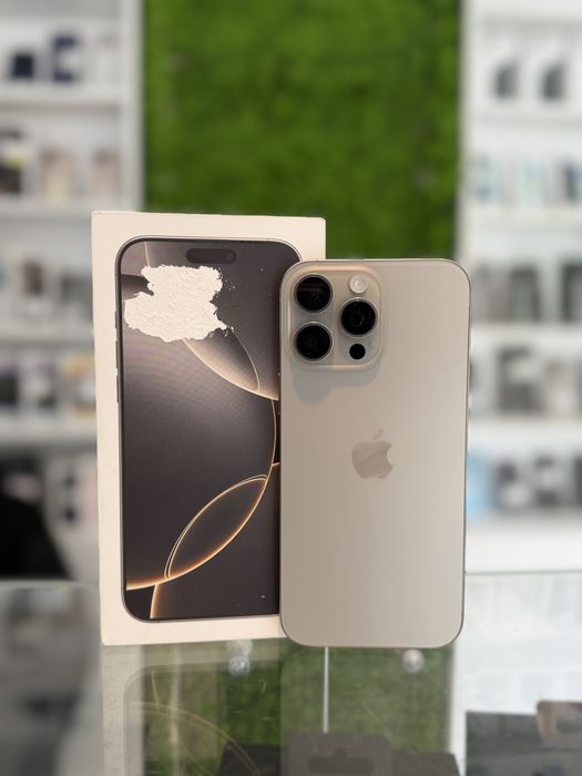 **ATSGSM.RO**iPhone 16 Pro Max 256Gb Natural /Baterie92%/Fact+Gar 12 luni