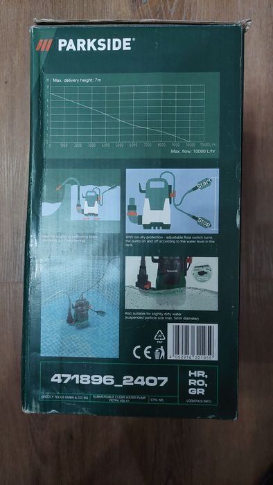 Pompă submersibilă pentru apa curata