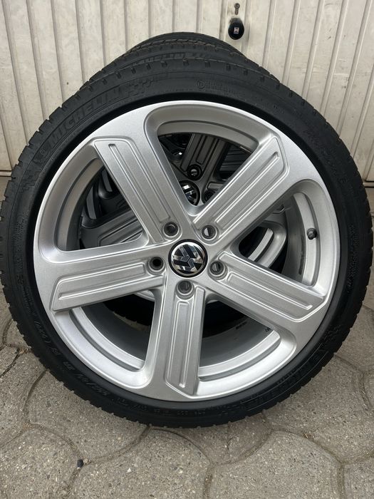 Jante aliaj 5x112mm, anvelope vara 225/40 R18, VW Golf 5/6/7/8 Touran Eos Jetta, Seat, Skoda, Audi A3