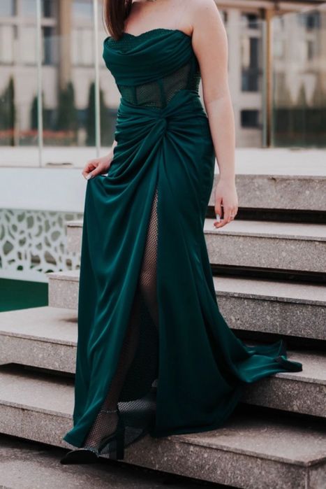 Rochie verde smarald