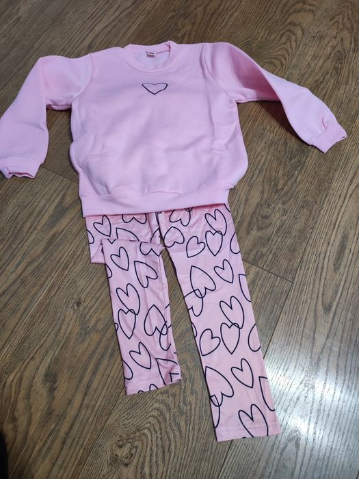 Детски комплект с ватирана блуза