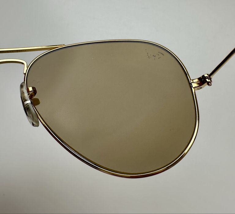 Ray Ban Bausch&Lomb USA Aviator G15 лещи сиви/зелени нови с кальф