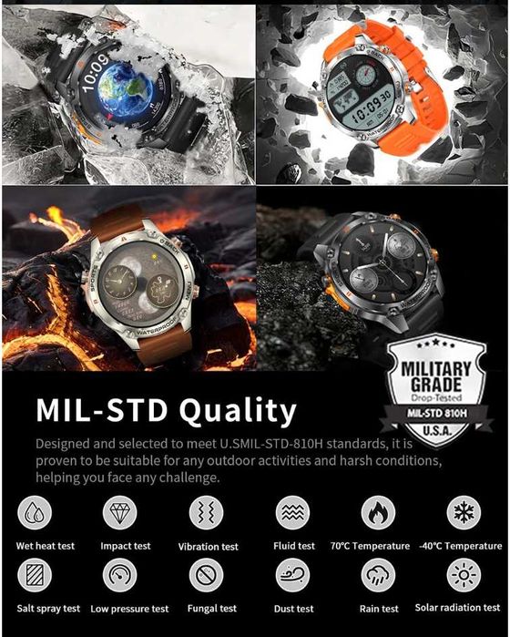 Microwear G100 GPS Smartwatch
