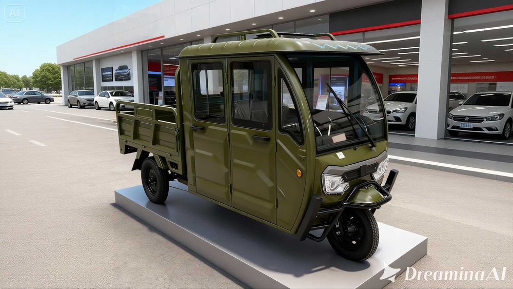 Triciclu electric 4 usi model T2 – 25km/h model NOU fara permis