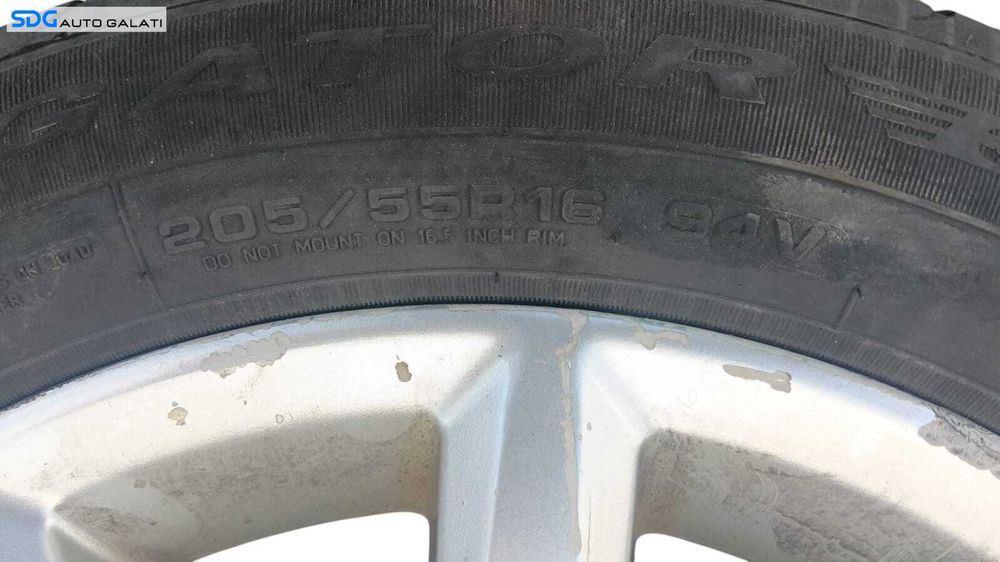 Set 4 Jante Roti Aliaj 205 55 16 R16 6.5Jx16H2 ET37 Opel Meriva B 2008 - 2014 [M9078]