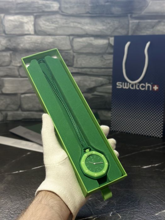 Audemars Piguet X Swatch “Green Eight” + Brățară