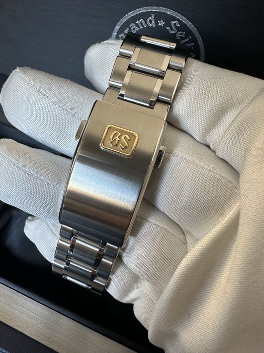 ceas Grand Seiko Spring Drive GMT aur/otel