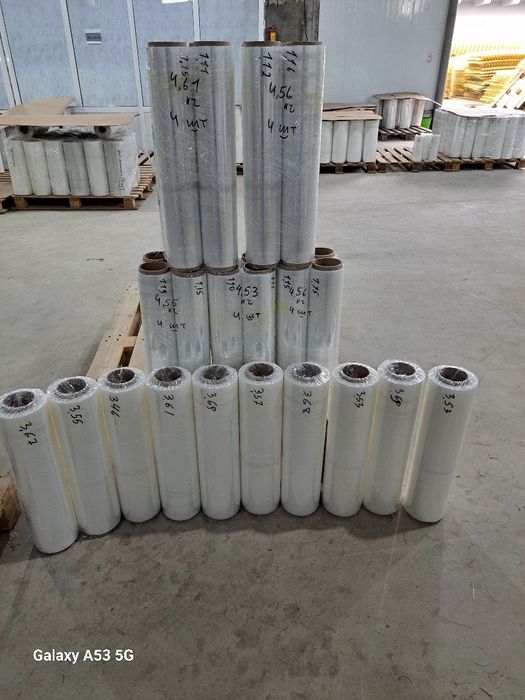 Streych plenka sifati ishlab chiqarilmoqda.