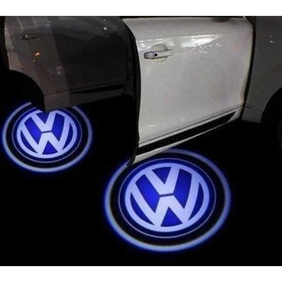 LED-Плафон за врати  с  лого за VW PASSAT B5 / B5 FL