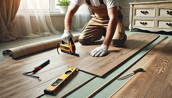 Укладка ламината