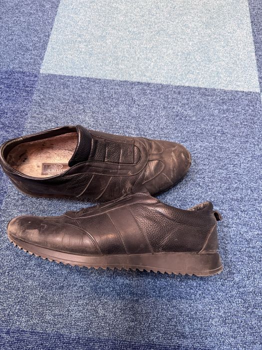 Кожанные ботинки 46 размер