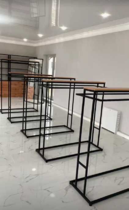 СКИДКА -18% Оборудование для магазинов одежды и бутиков: РЕЙЛЫ ВЕШАЛА