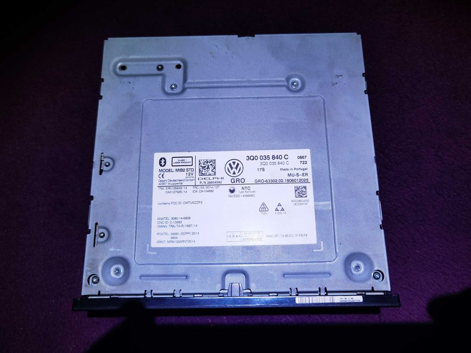 Vw медия 3Q0035840C 5G6919605A 5NA858071D