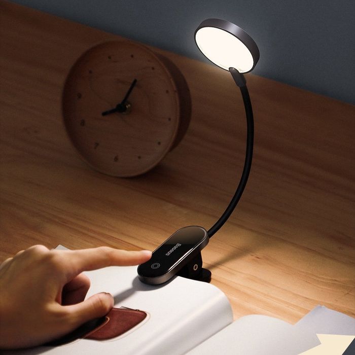 Настольная лампа Baseus Comfort Reading Mini Clip Lamp для чтение