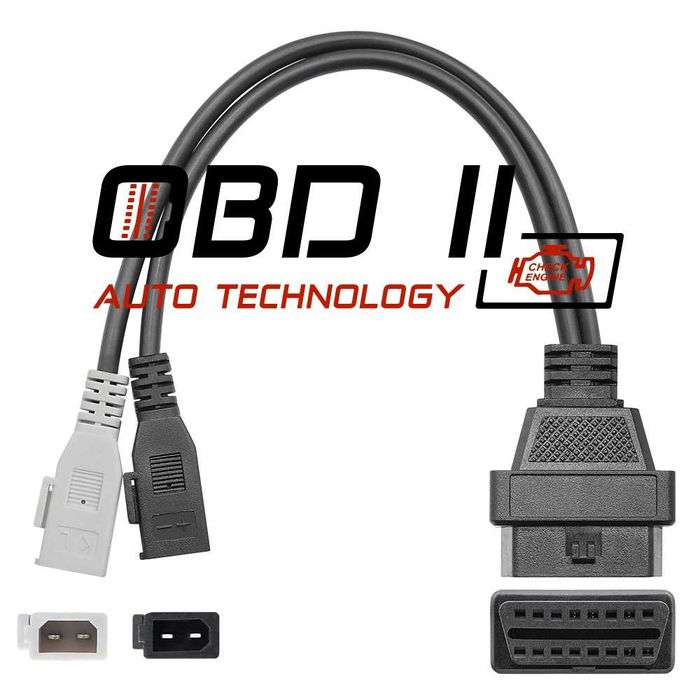 Кабел / Преходник /Адаптер за Audi 2+2 Pin Ауди 2+2 Пин Delphi Autocom