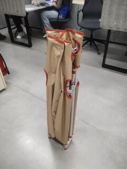 Pat Camping Second 65 cm 1 persoană - No - produs resigilat Decathlon