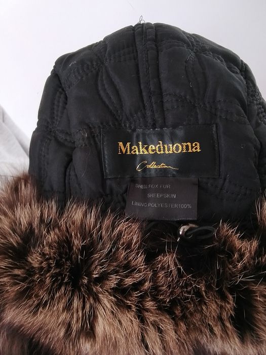 Меховая зимняя шапка